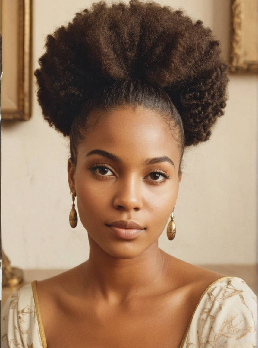 vintage afro hairstyles