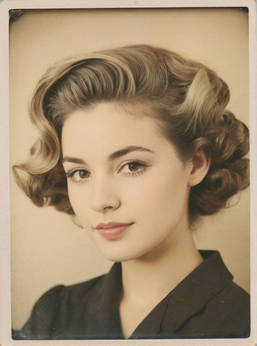 vintage hairstyles girls